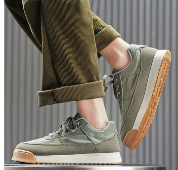 Xajzpa Spring new soft bottom anti slip fashionable versatile lightweight sports board shoes comfortable breathable casual men's shoes